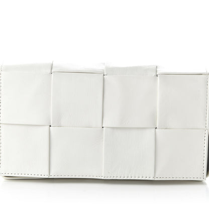 Bottega Veneta Paper Calfskin Intrecciato Cassette Belt Bag White 9 of 9
