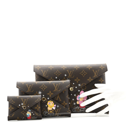 Louis Vuitton Monogram 2023 Christmas Animation Kirigami Pochette Set 2 of 10
