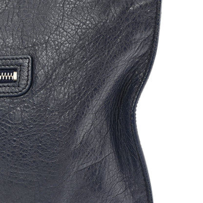 Balenciaga Agneau Classic Hardware Small Pouch Navy 10 of 10