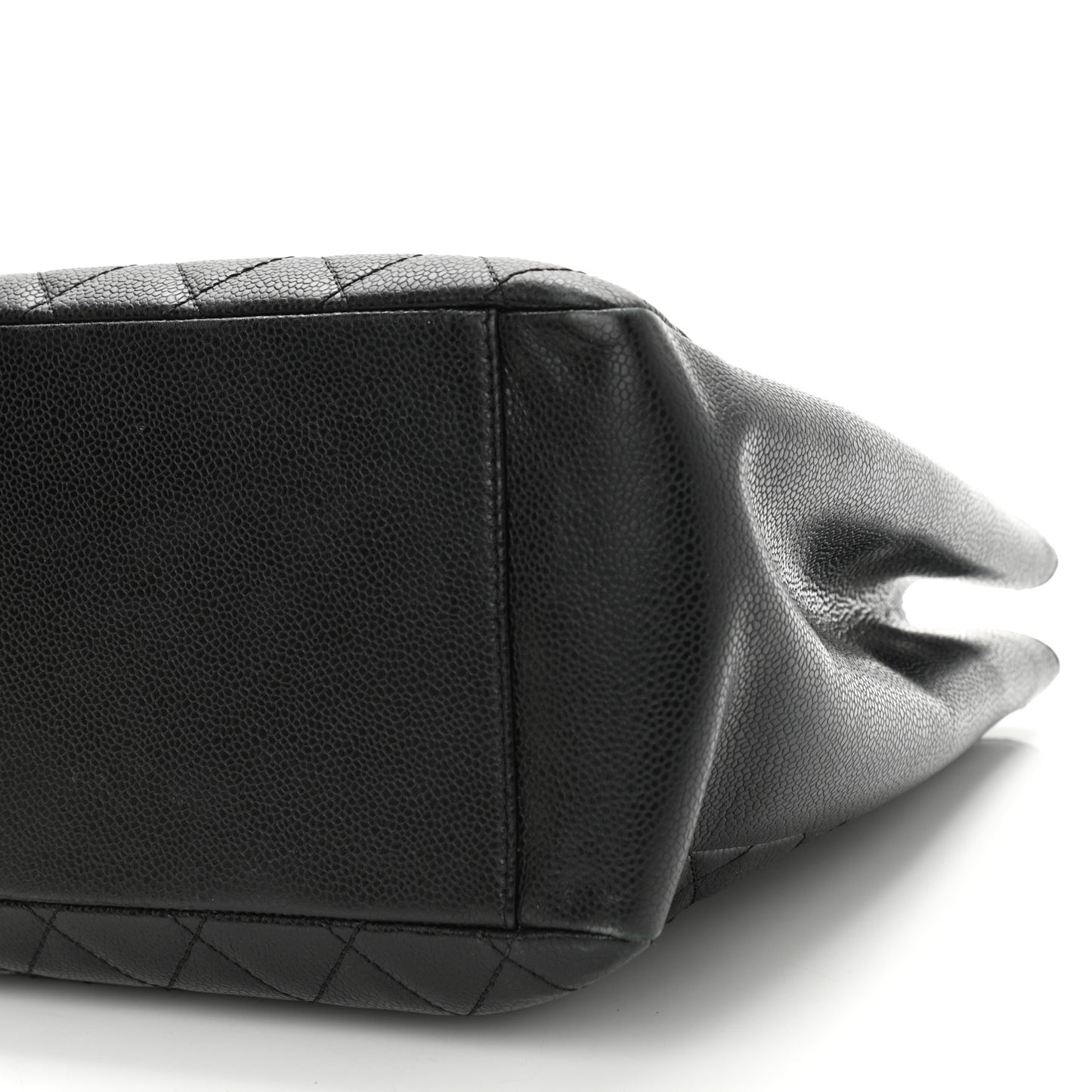Caviar Quilted Grand Shopping Tote GST Black