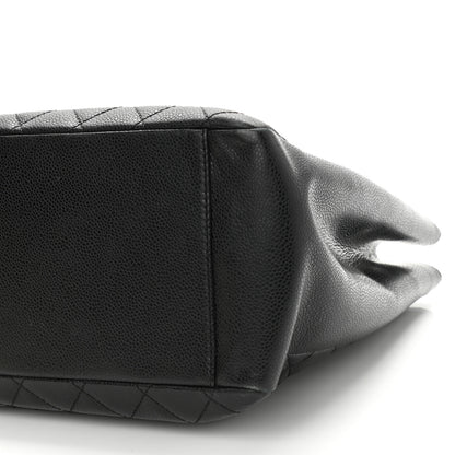 Chanel Caviar Quilted Grand Shopping Tote GST Black 10 of 11