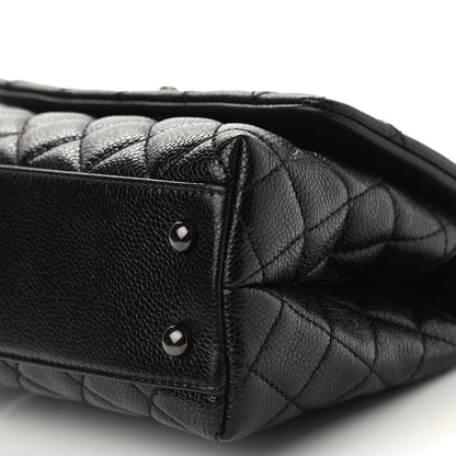 Chanel Caviar Quilted Mini Coco Handle Flap So Black 9 of 9