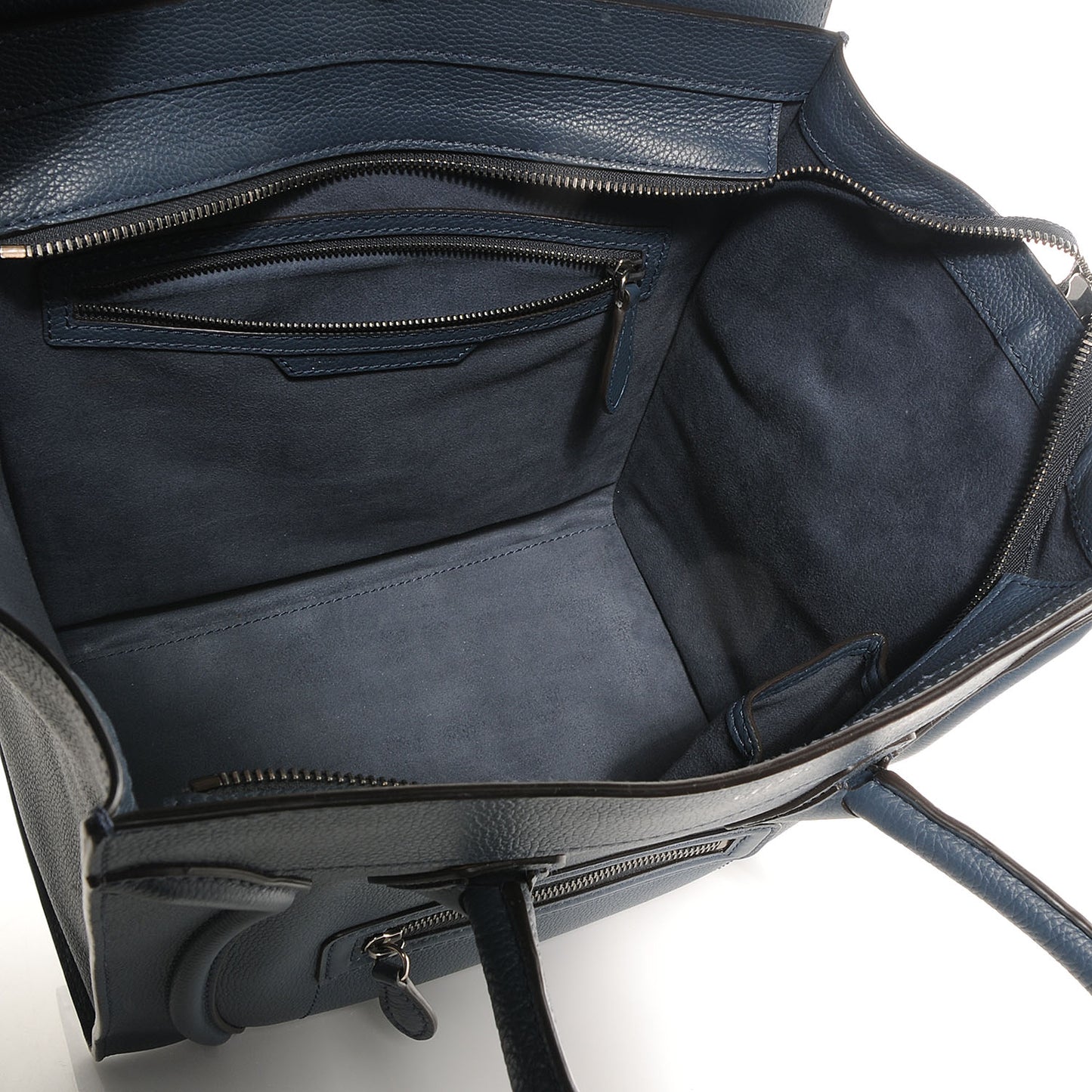 Drummed Calfskin Mini Luggage Orage