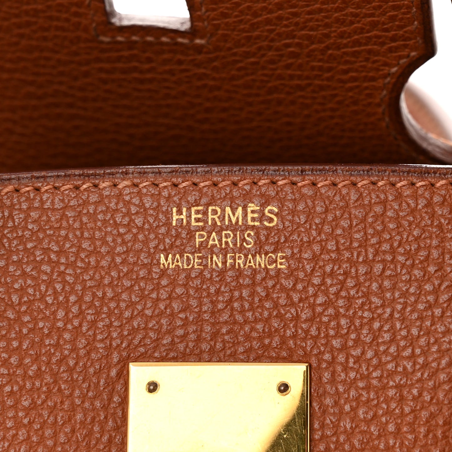 Buffle Skipper Birkin 35 Marron Glace