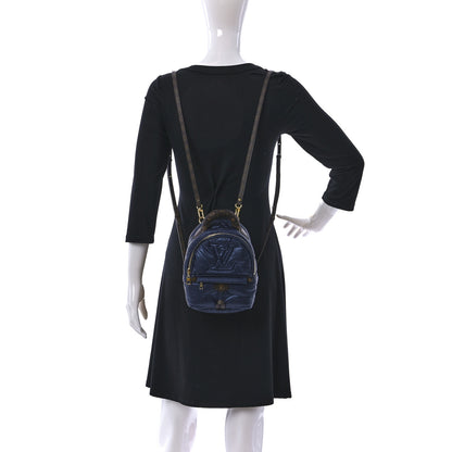 Louis Vuitton Econyl Mini Monogram Pillow Palm Springs Backpack Mini Navy 2 of 8