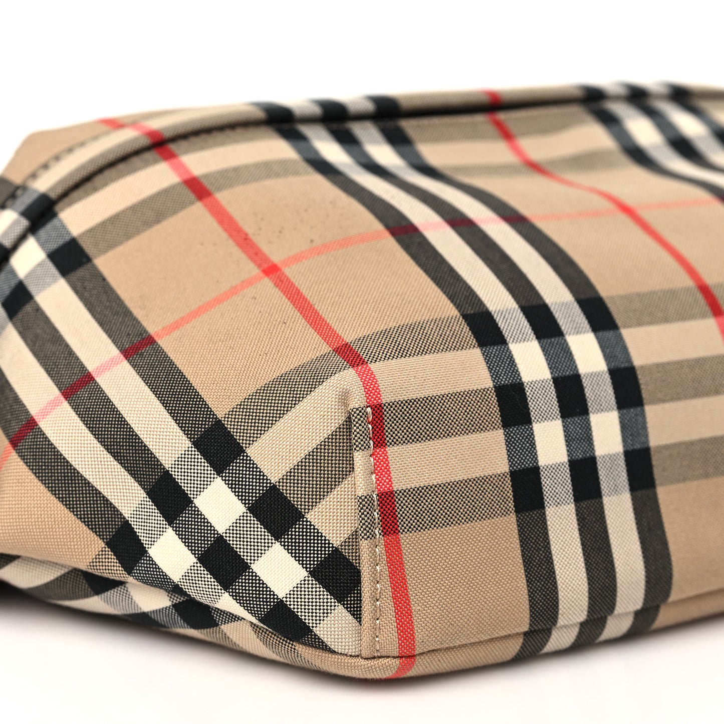 Nylon Vintage Check Medium Sonny Bum Bag Archive Beige Black