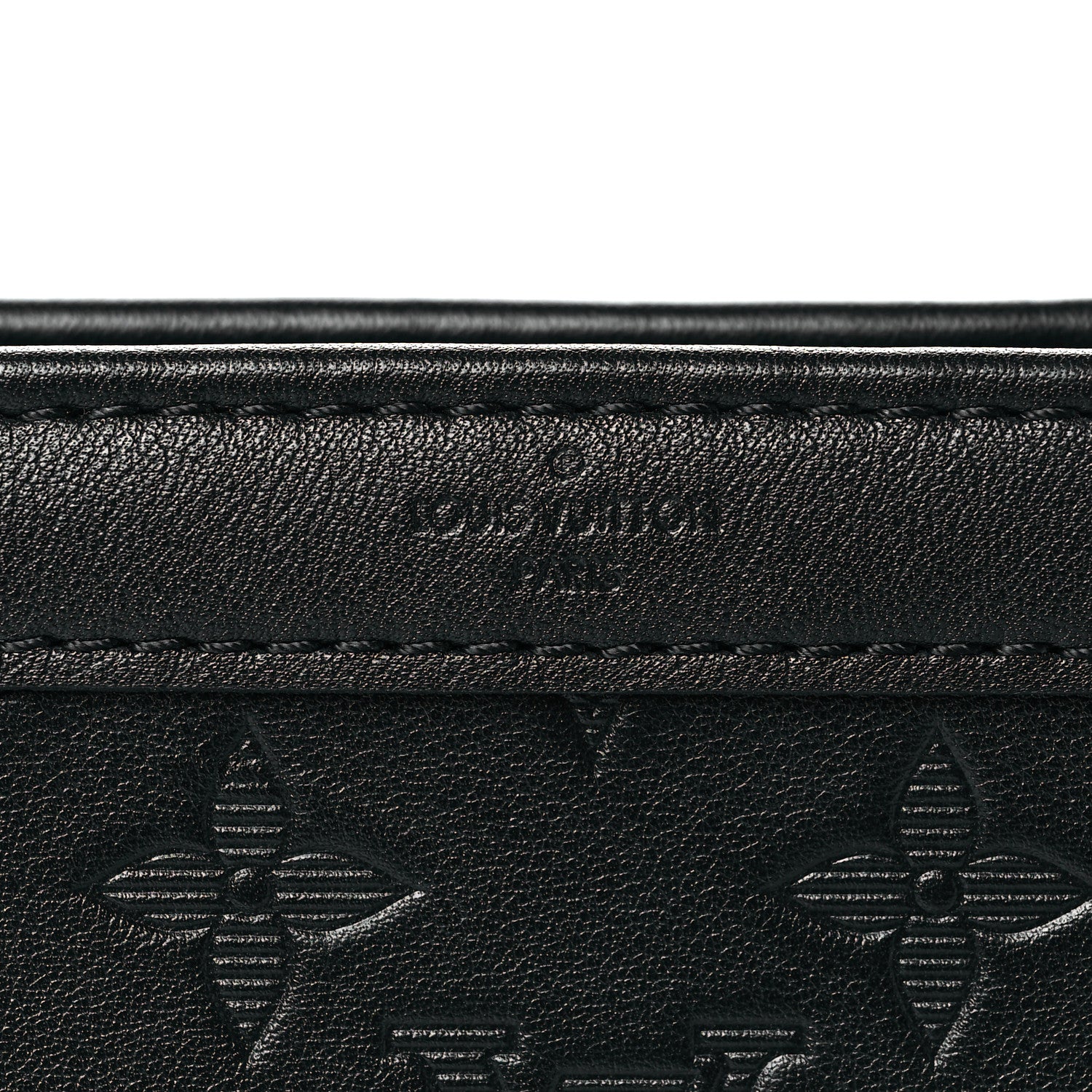 Louis Vuitton Calfskin Monogram Shadow Gaston Wearable Wallet 5 of 10