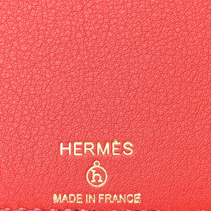Hermes Epsom Swift Petit H Cat Flat Case Black Multicolor 5 of 6