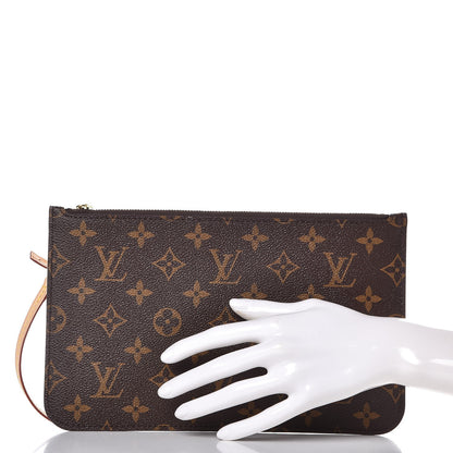 Louis Vuitton Monogram Neverfull MM GM Pochette 2 of 9