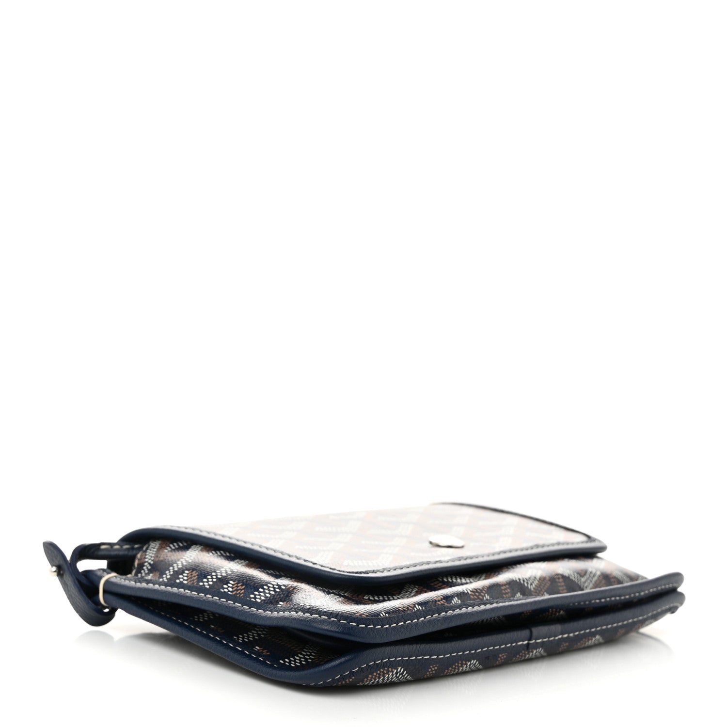 Goyard Goyardine Plumet Wallet Clutch Navy 4 of 9