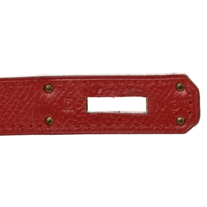 Hermes Courchevel Kelly Sellier 28 Rouge Vif 6 of 14