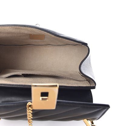 Chloe Calfskin Quilted Mini Drew Bijou Shoulder Bag Black 5 of 11