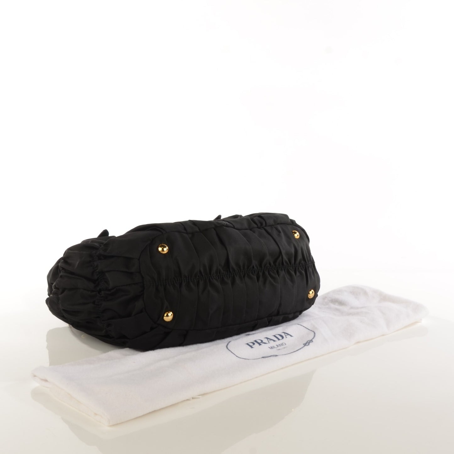 Tessuto Nylon Gaufre Tote Nero Black