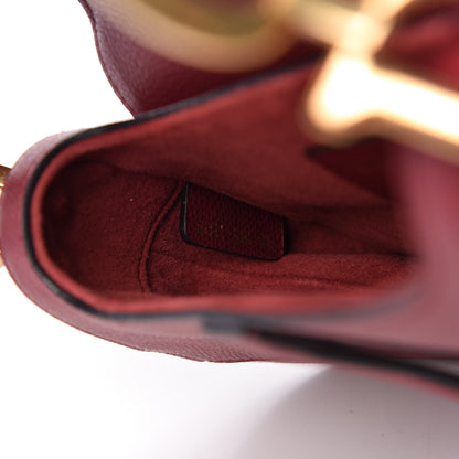 Christian Dior Grained Calfskin Mini Saddle Bag Red 9 of 12