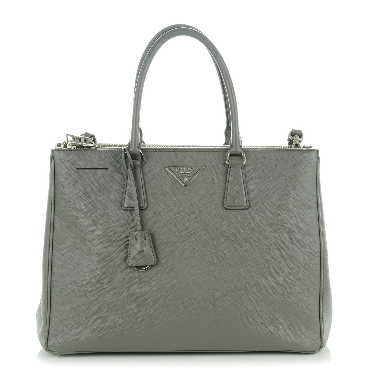 Saffiano Large Galleria Double Zip Tote Marmo