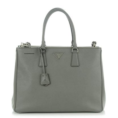 Prada Saffiano Large Galleria Double Zip Tote Marmo 1 of 8