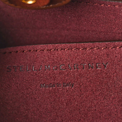 Stella McCartney Eco Alter Nappa Perforated Logo Mini Crossbody Cinnamon 6 of 8