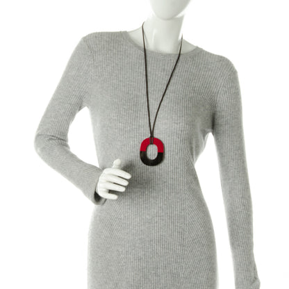 Hermes Buffalo Horn Isthme Pendant Necklace 2 of 6