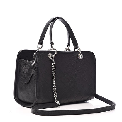 Chanel Caviar Stitched Shopping Tote Black 4 of 12