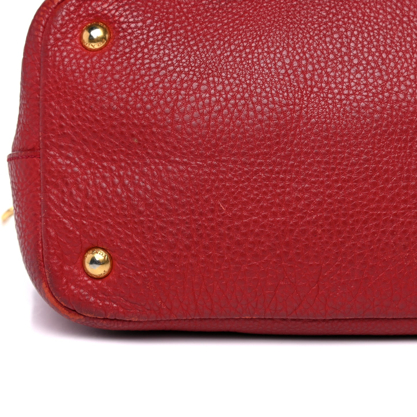 Vitello Daino Tote Rosso