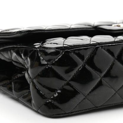 Chanel Patent Quilted Medium Double Flap Black 9 of 12
