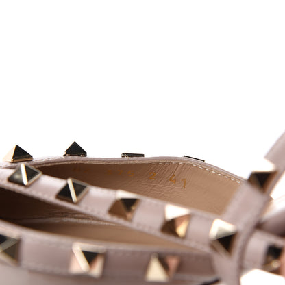 Valentino Garavani Patent Nappa Rockstud Ankle Strap 65mm Pumps 41 Poudre 9 of 10