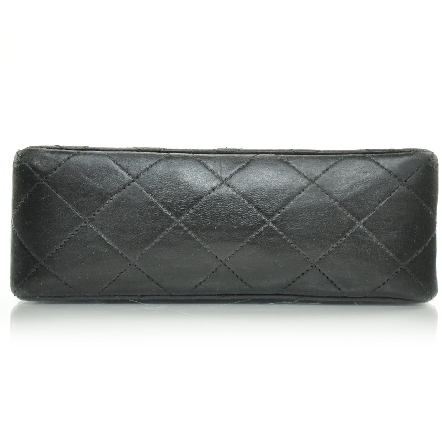Chanel Lambskin Quilted Mini Flap Black GHW 5 of 10