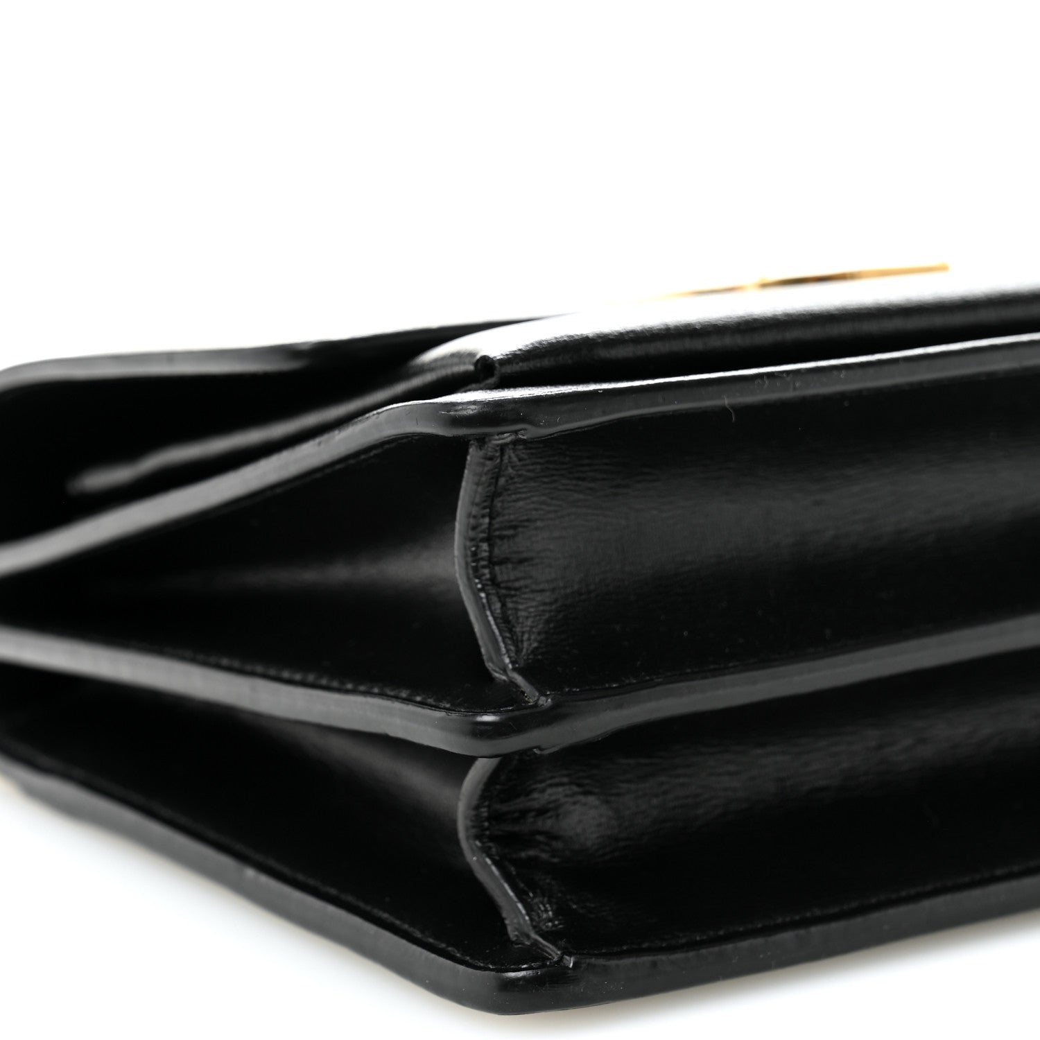 Saint Laurent Calfskin Medium Monogram Sunset Black 9 of 10