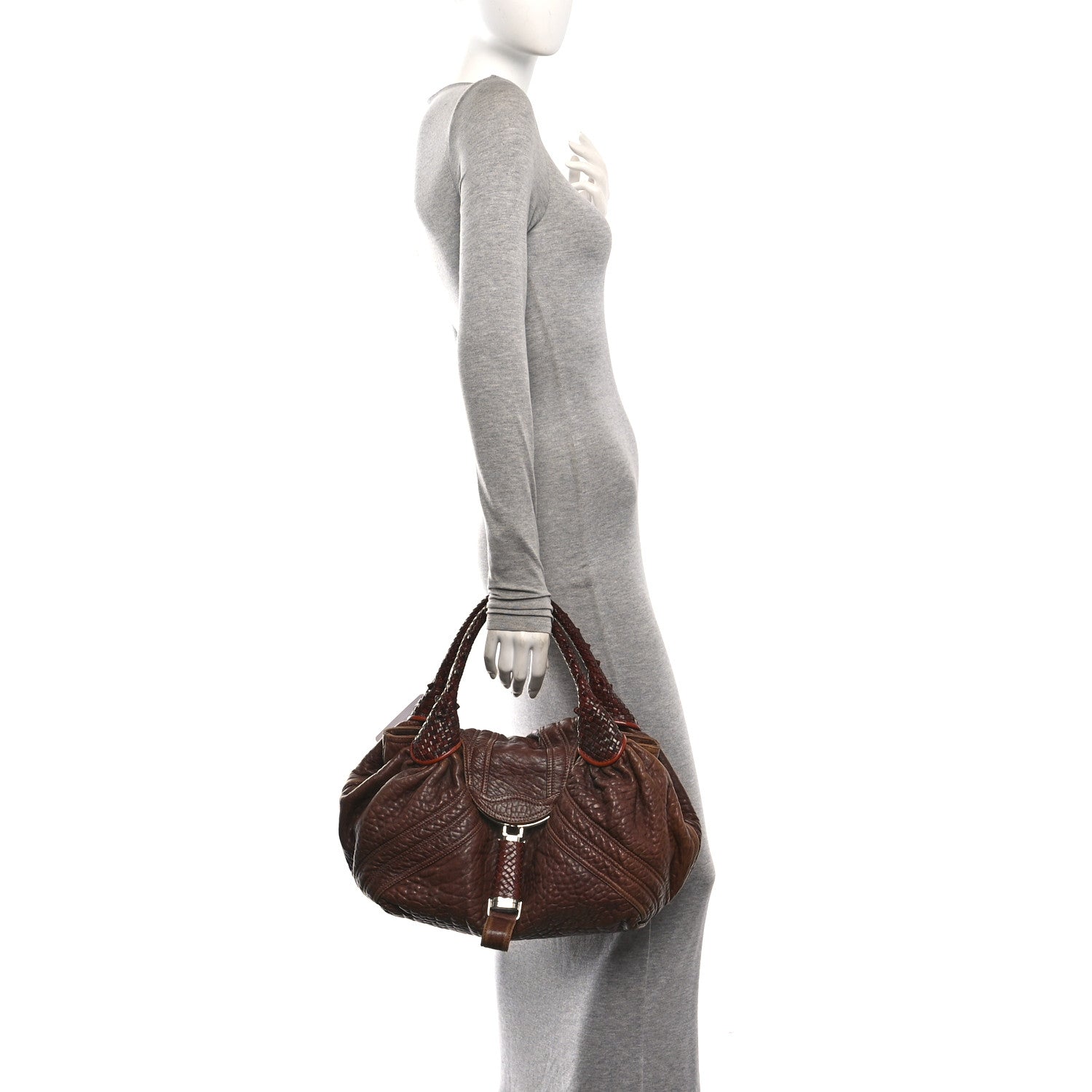 Fendi Nappa Nuvolata Spy Cognac 2 of 9