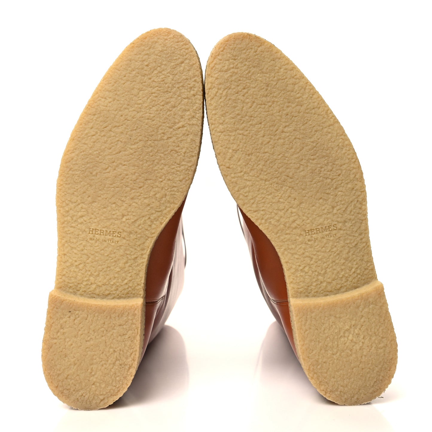 Calfskin Faustine Boots 40.5 Naturel