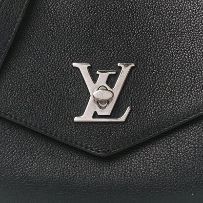Louis Vuitton Soft Calfskin My Lockme Top Handle Black 10 of 13
