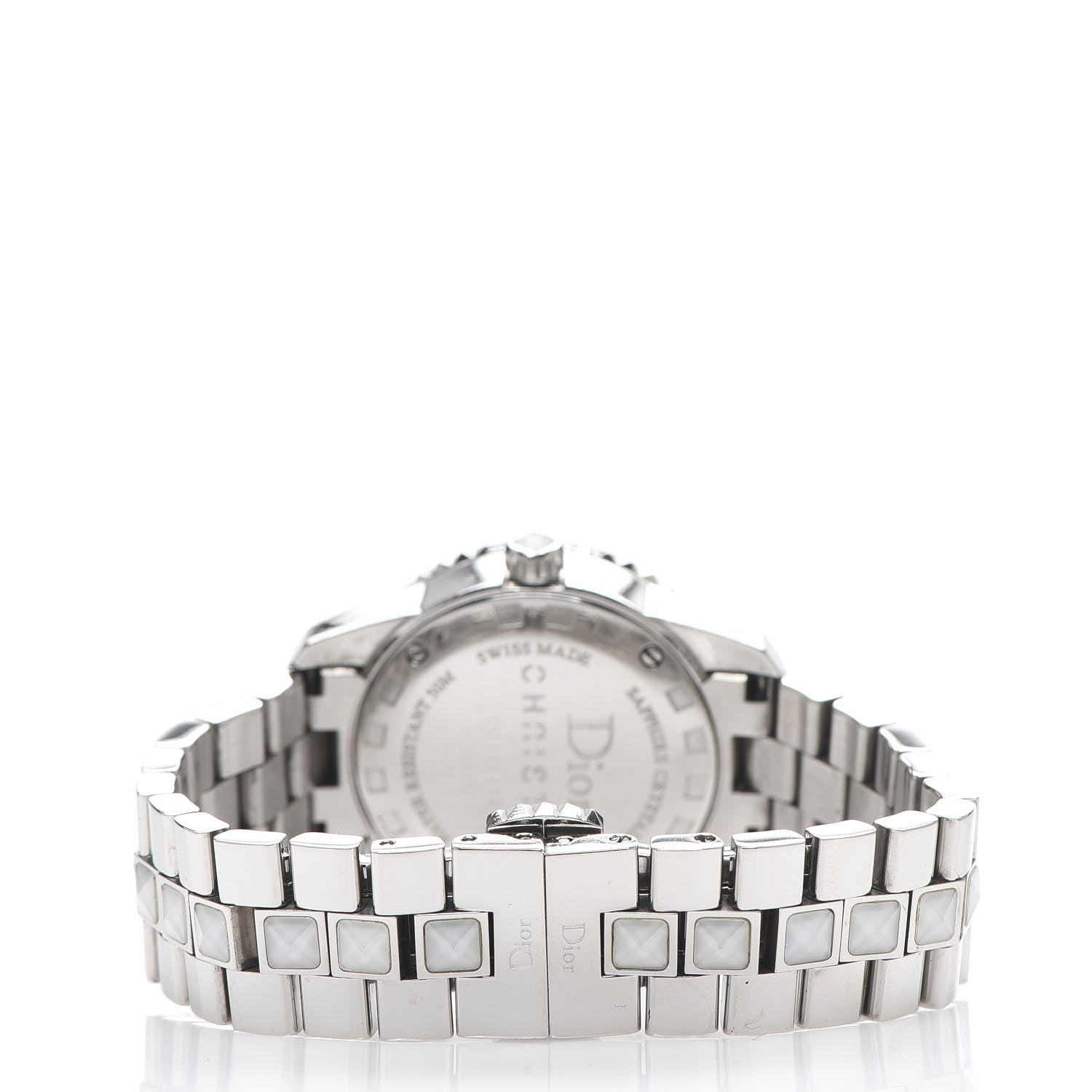 Christian Dior Stainless Steel Sapphire 29mm Christal Quartz Watch 3 of 5