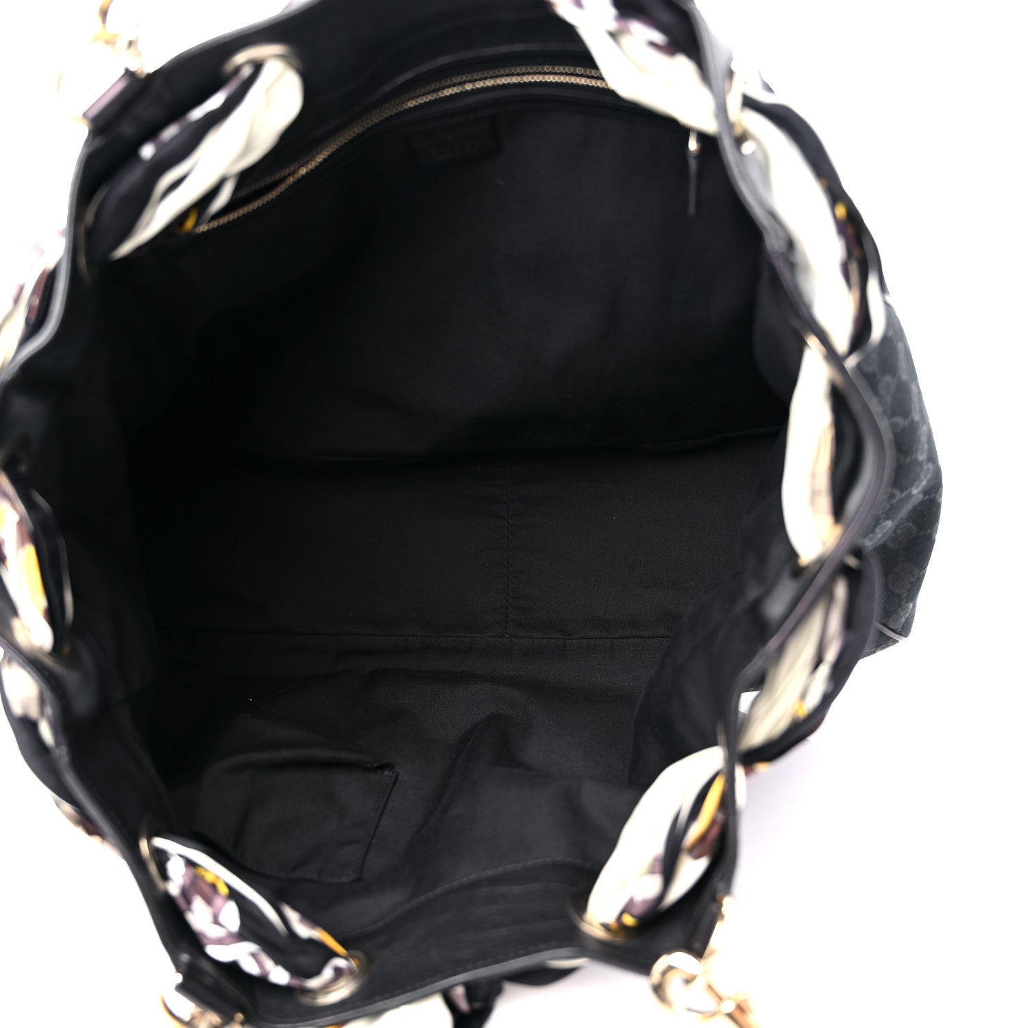 Gucci Monogram Large Positano Tote Black 5 of 13