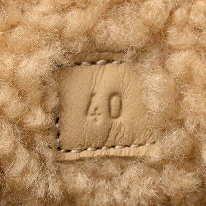 Hermes Suede Shearling Womens Discovery Ankle Boots 40 Camel Ecru 8 of 14