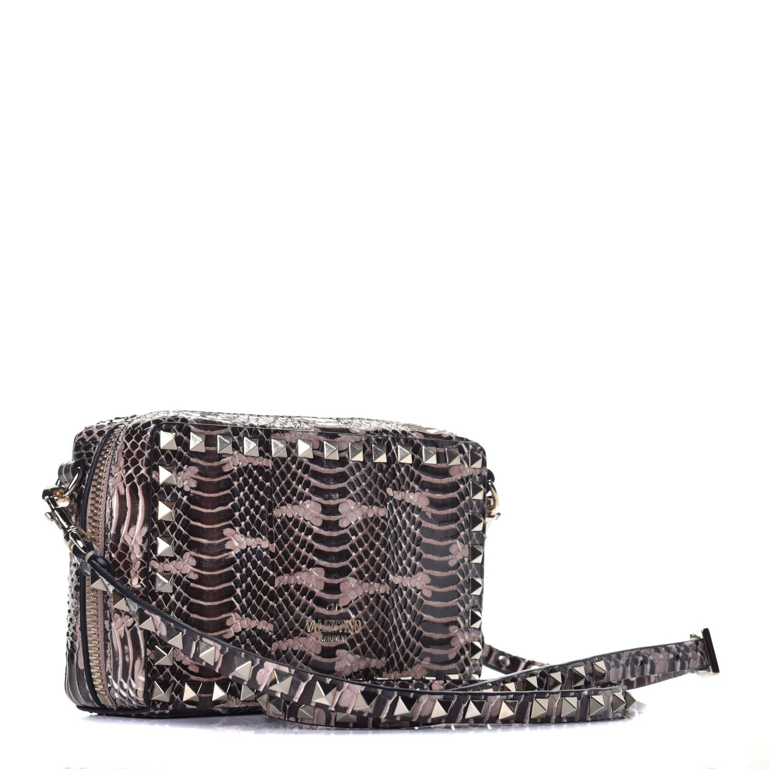 Valentino Garavani Elpahe Rockstud Side Slip Camera Crossbody Bag Poudre 2 of 8