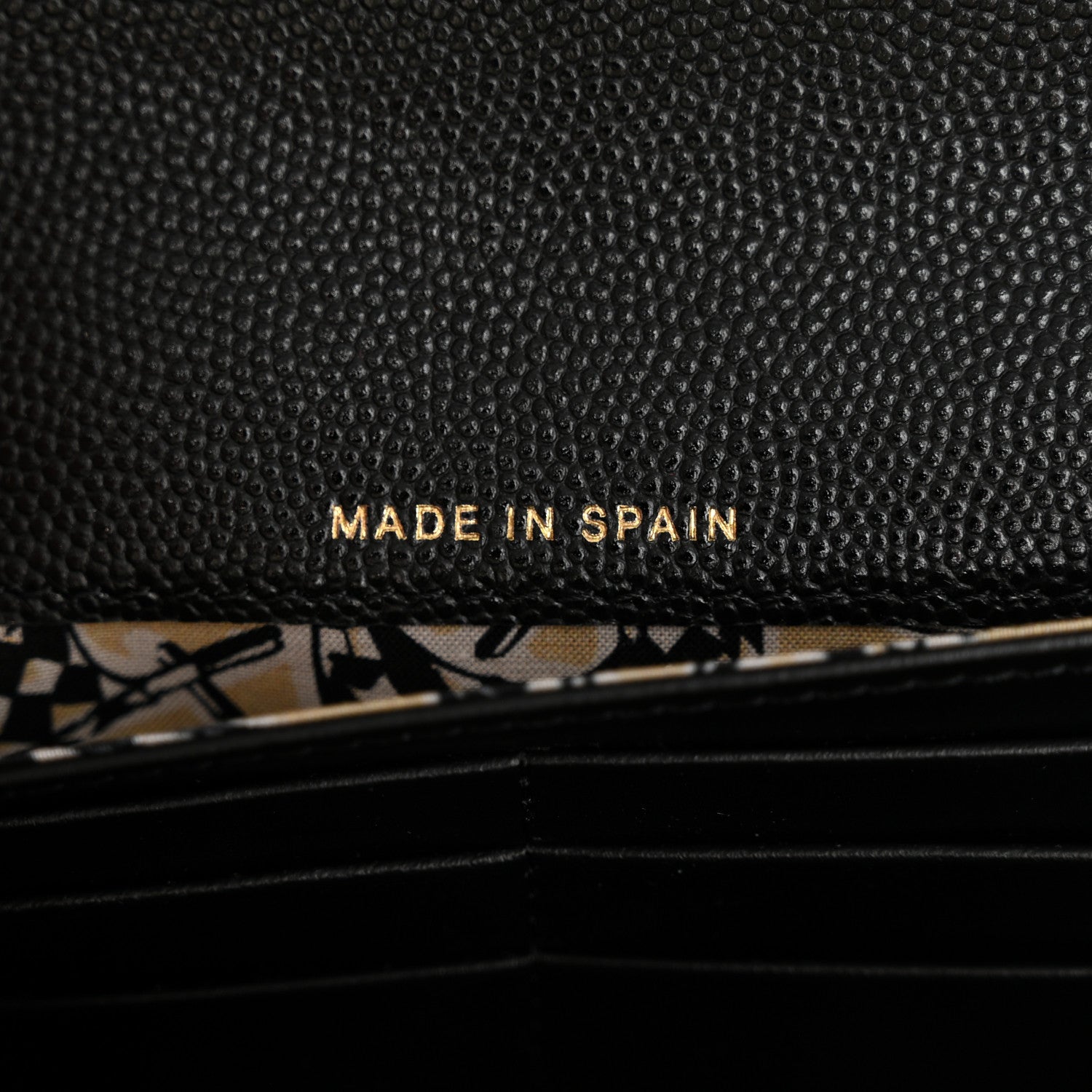 Chanel Caviar Quilted CC Large Gusset Flap Wallet Black 7 of 8
