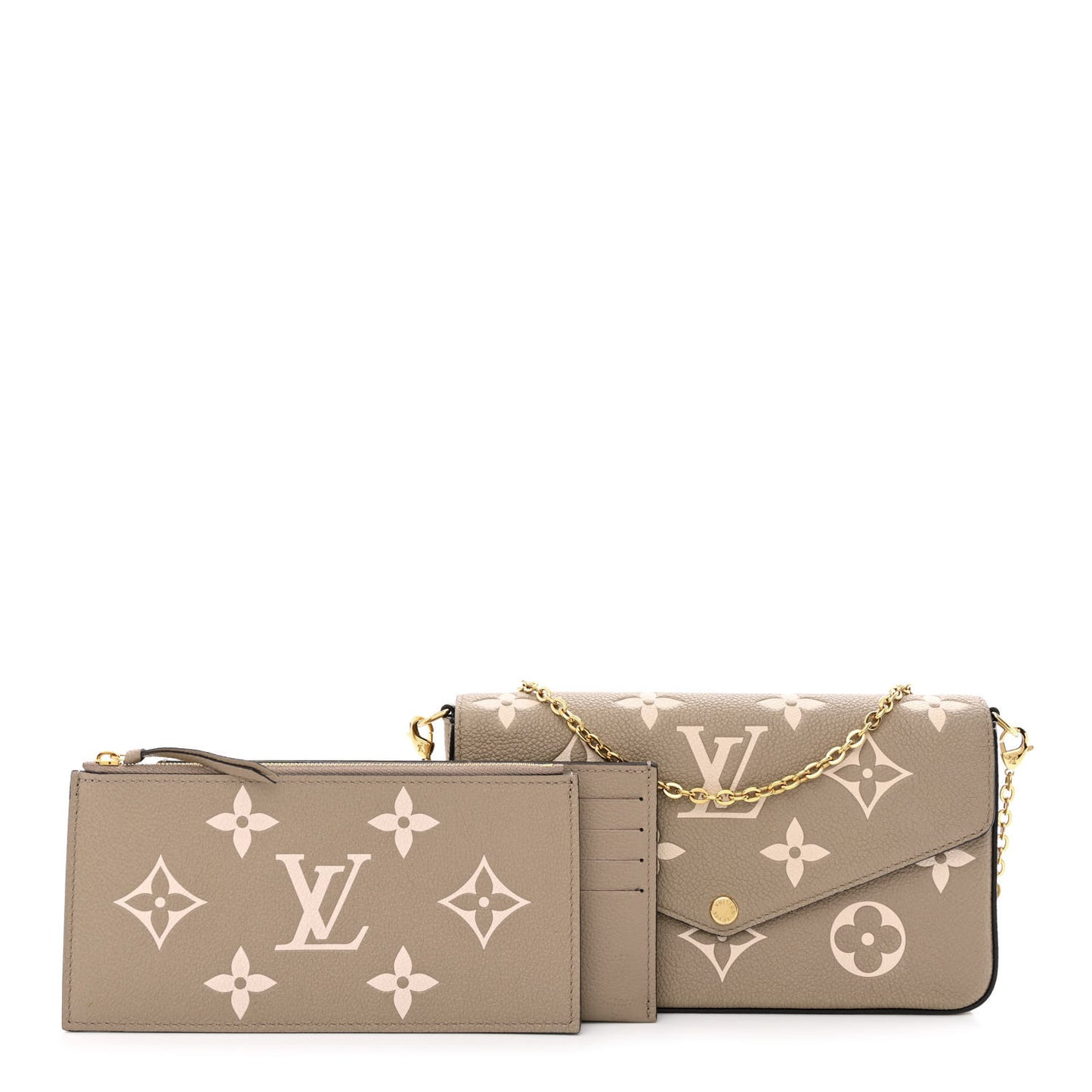 Empreinte Monogram Giant Felicie Pochette Tourterelle Creme