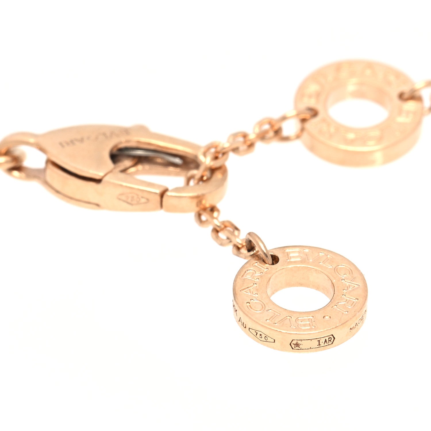 Bulgari 18K Rose Gold Diamond Large Mother of Pearl Divas' Dream Pendant Necklace 6 of 7