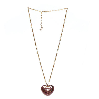 Louis Vuitton Inclusion Heart Necklace Violine 3 of 5