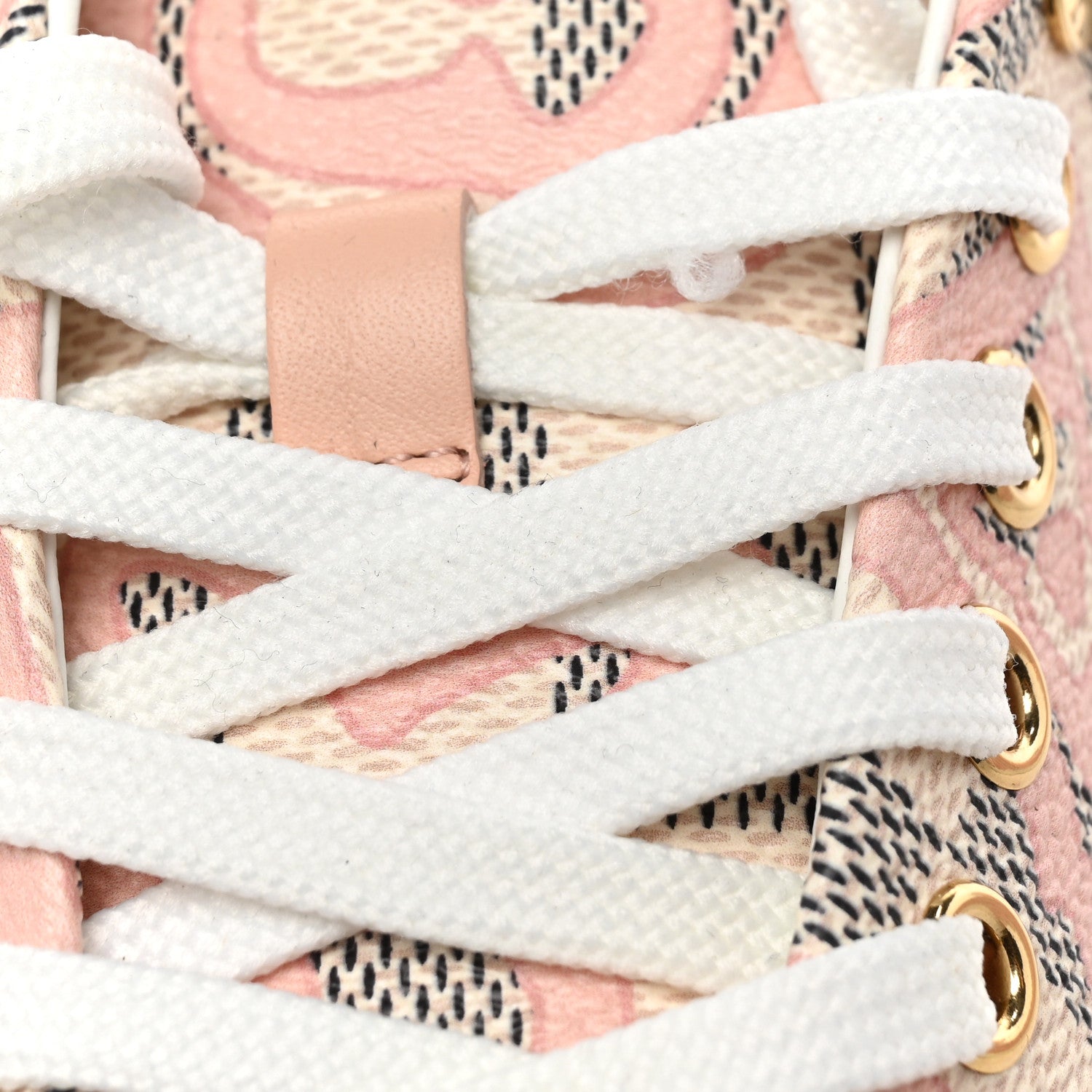 Louis Vuitton Damier Azur Tahitienne Bora Bora Sneakers 36 Rose Ballerine 9 of 10
