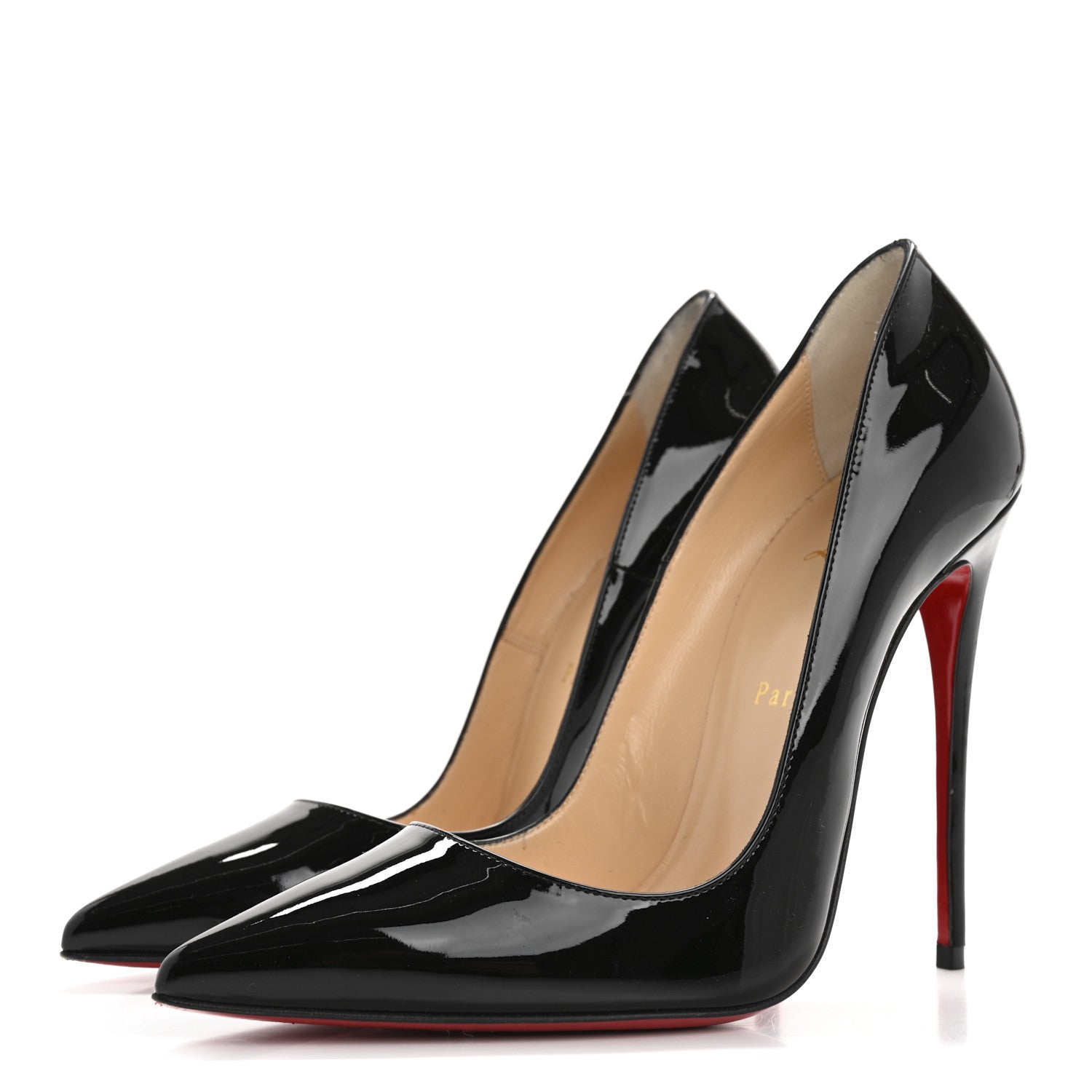 Christian Louboutin Patent So Kate 120 Pumps 38.5 Black 4 of 11