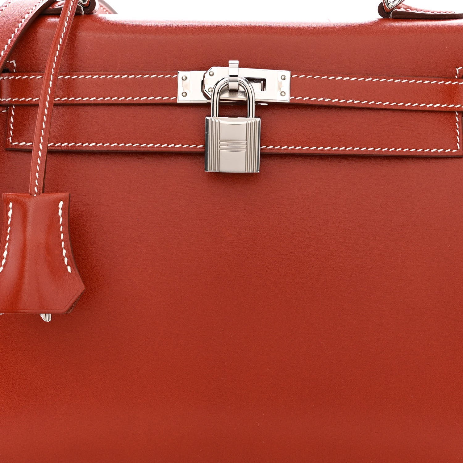 Hermes Box Kelly Sellier 25 Brique 8 of 13