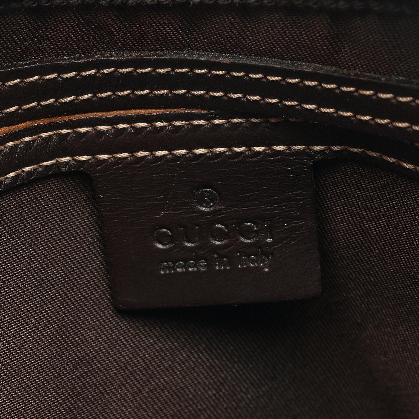 GG Plus Monogram Selleria Calfskin Medium Messenger Bag Beige Ebony Cocoa Dark Chocolate