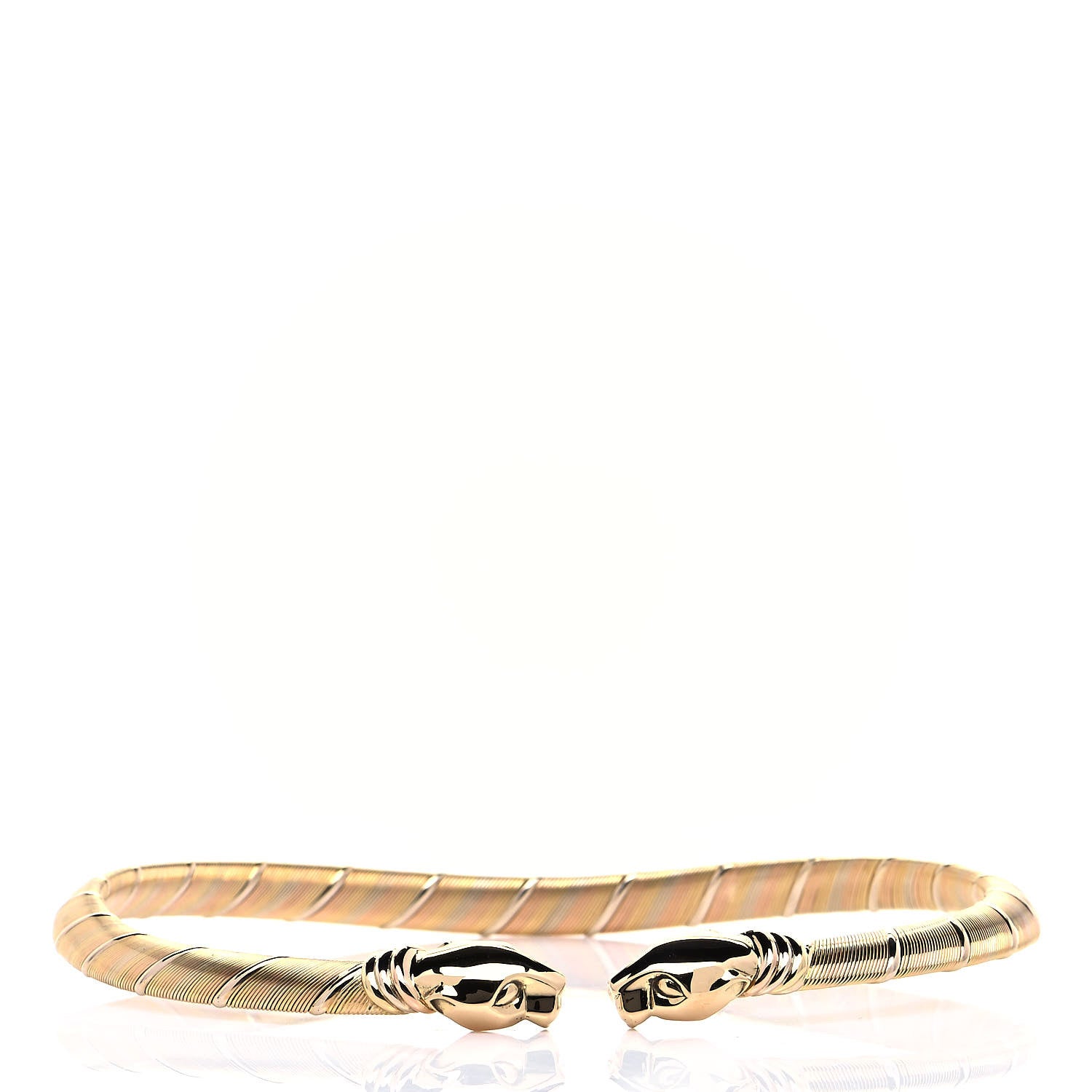 Cartier 18K Pink Yellow White Gold Panthere De Cartier Collar Necklace 4 of 10