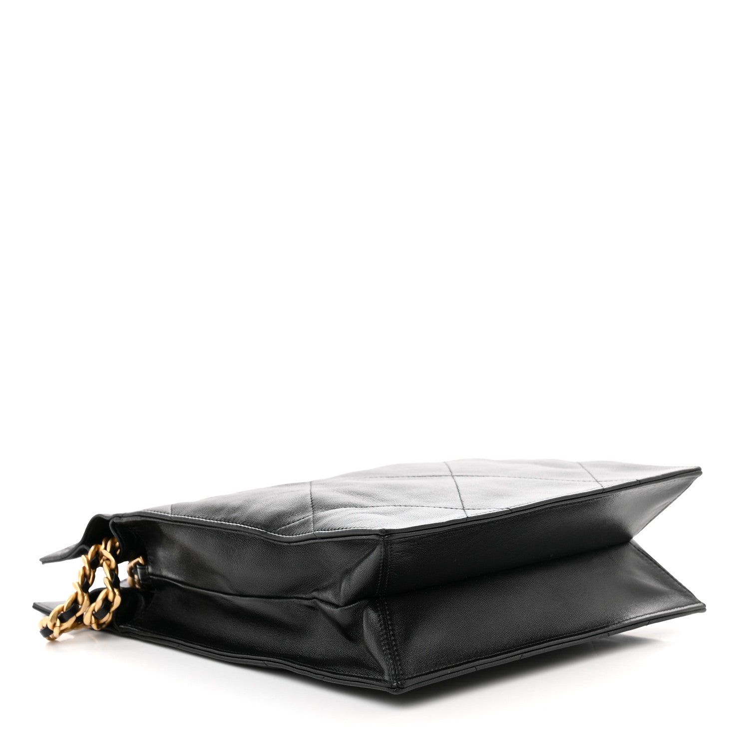 Chanel Lambskin Small Shopping Bag Black 4 of 10