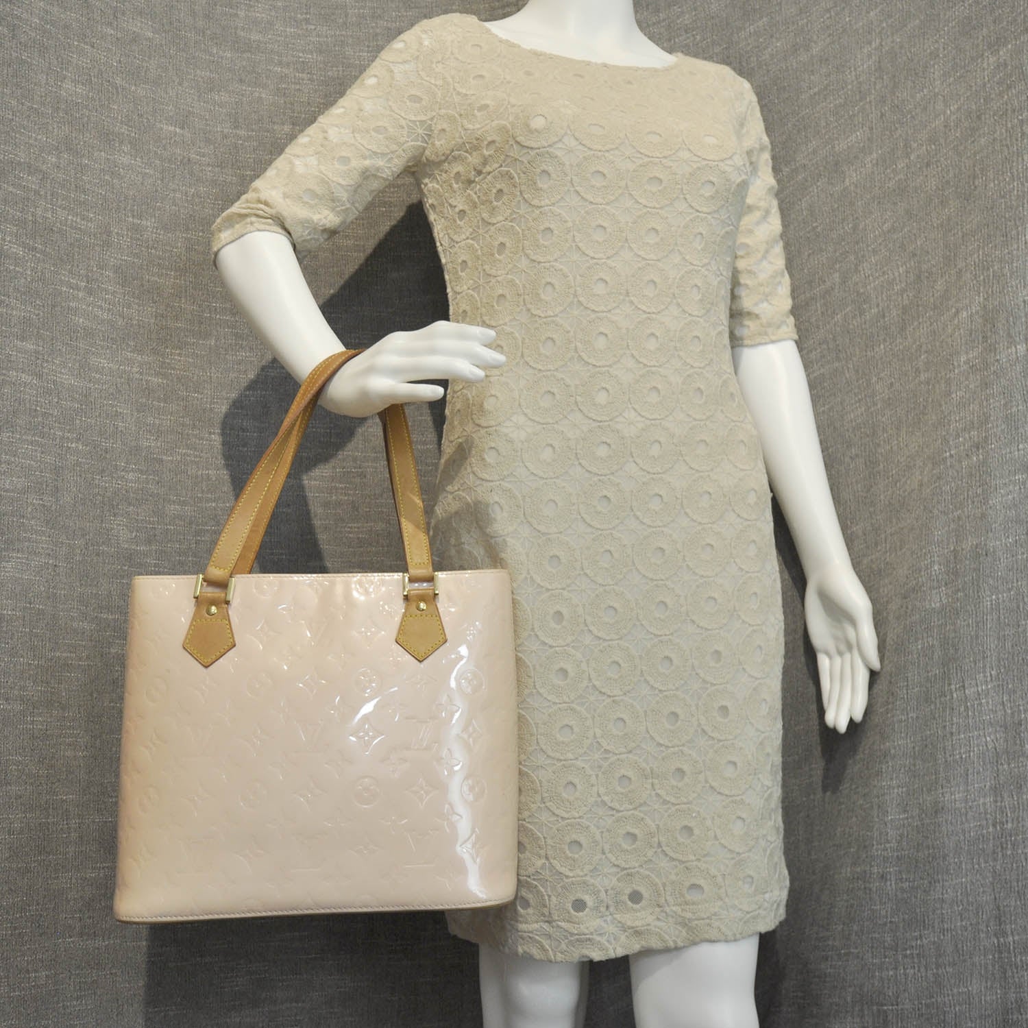 Louis Vuitton Vernis Houston Marshmallow 2 of 8