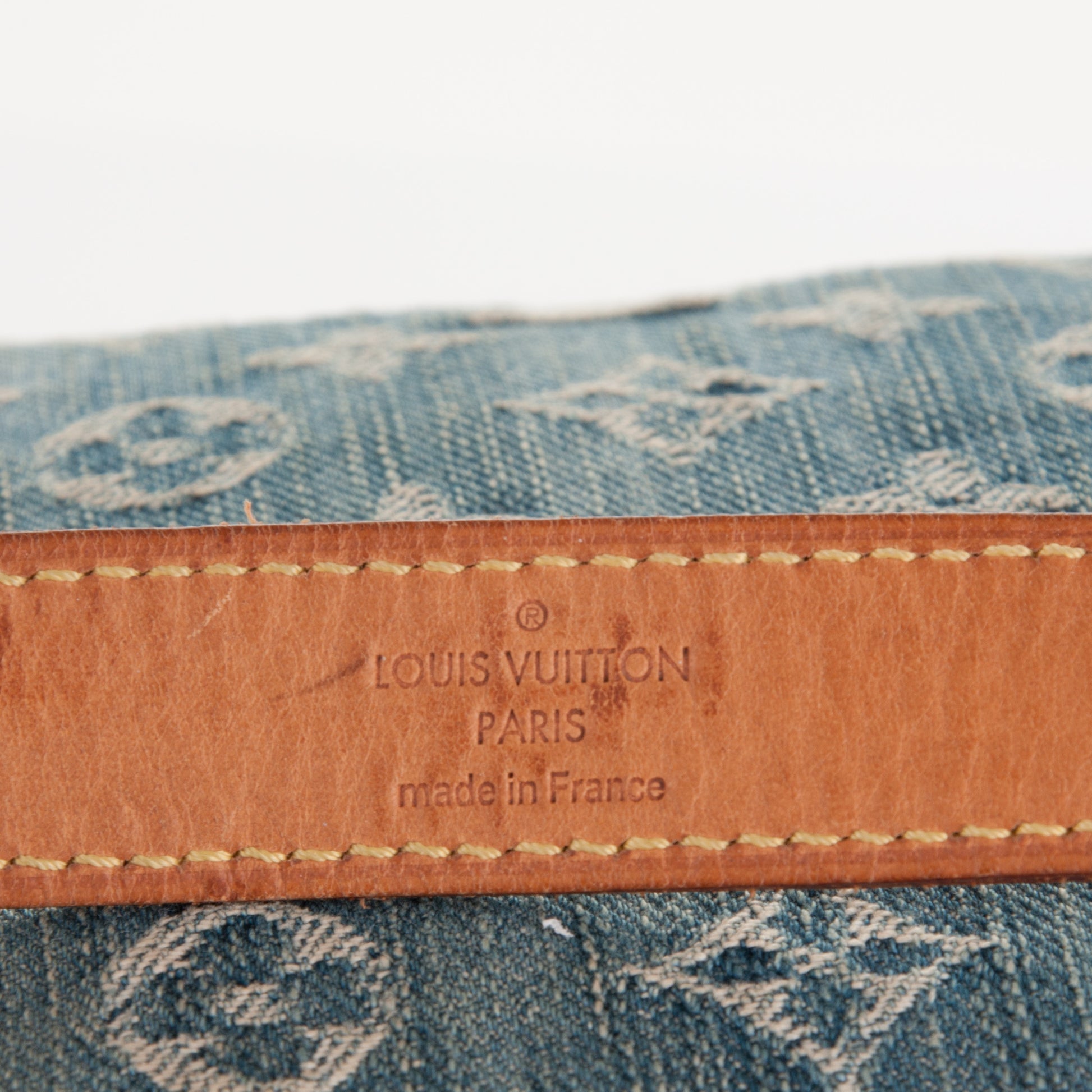 Louis Vuitton Monogram Denim Baggy PM Blue 5 of 8
