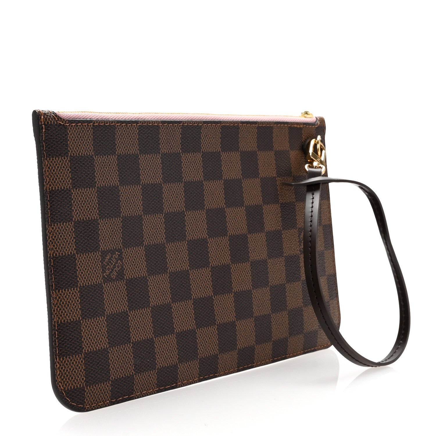 Louis Vuitton Damier Ebene Neverfull MM GM Pochette Rose Ballerine 3 of 6