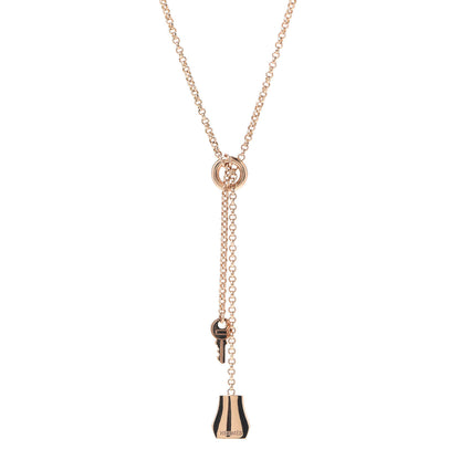 Hermes 18K Rose Gold PM Kelly Clochette Necklace 1 of 6