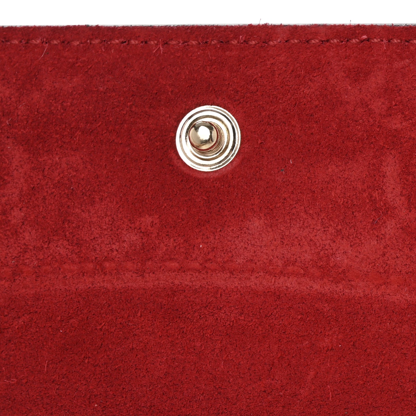 Patent Guccissima Heart Continental Wallet Red